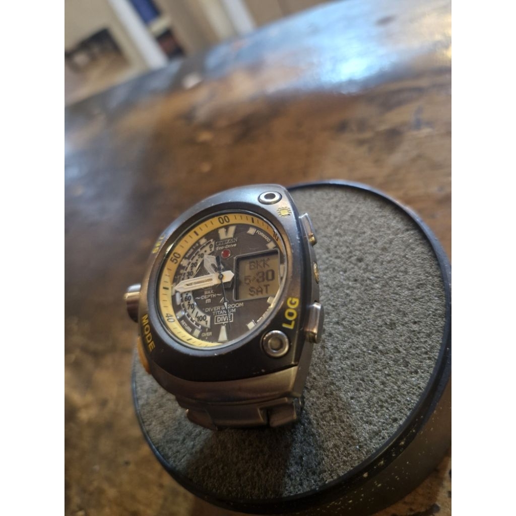 preloved citizen dive titanium