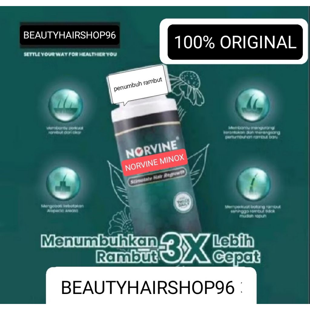 1 pcs Norvine Minoxidil 5% Penumbuh Numbuh Original