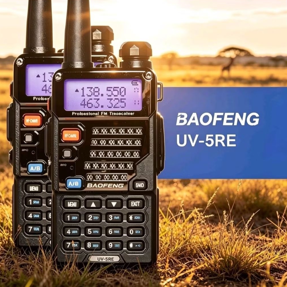 HT BAOFENG UV-5RE DUALBAND UHF VHF sdh Connect dgn WLN KD-C1