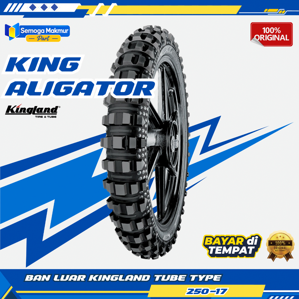BAN LUAR KINGLAND ALIGATOR CROSS 250-17 275-17 300-17 RING 17