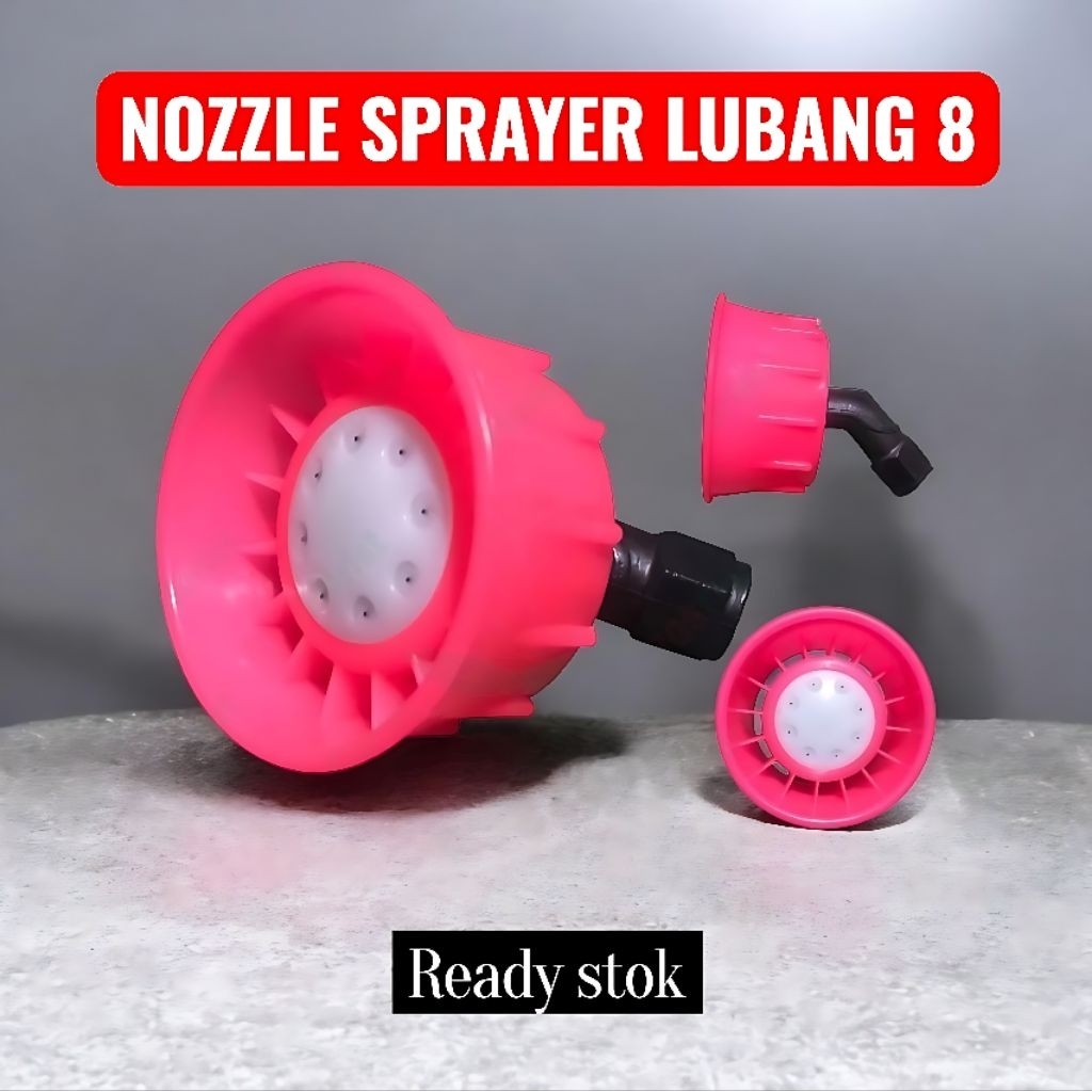 NOZZLE / NOZEL SPRAYER PLASTIK MALAYSIA PB LUBANG 8