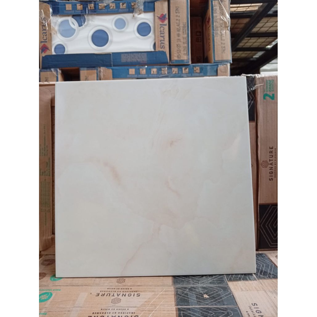 Keramik Lantai Kilap KITA 40x40 Santana Beige