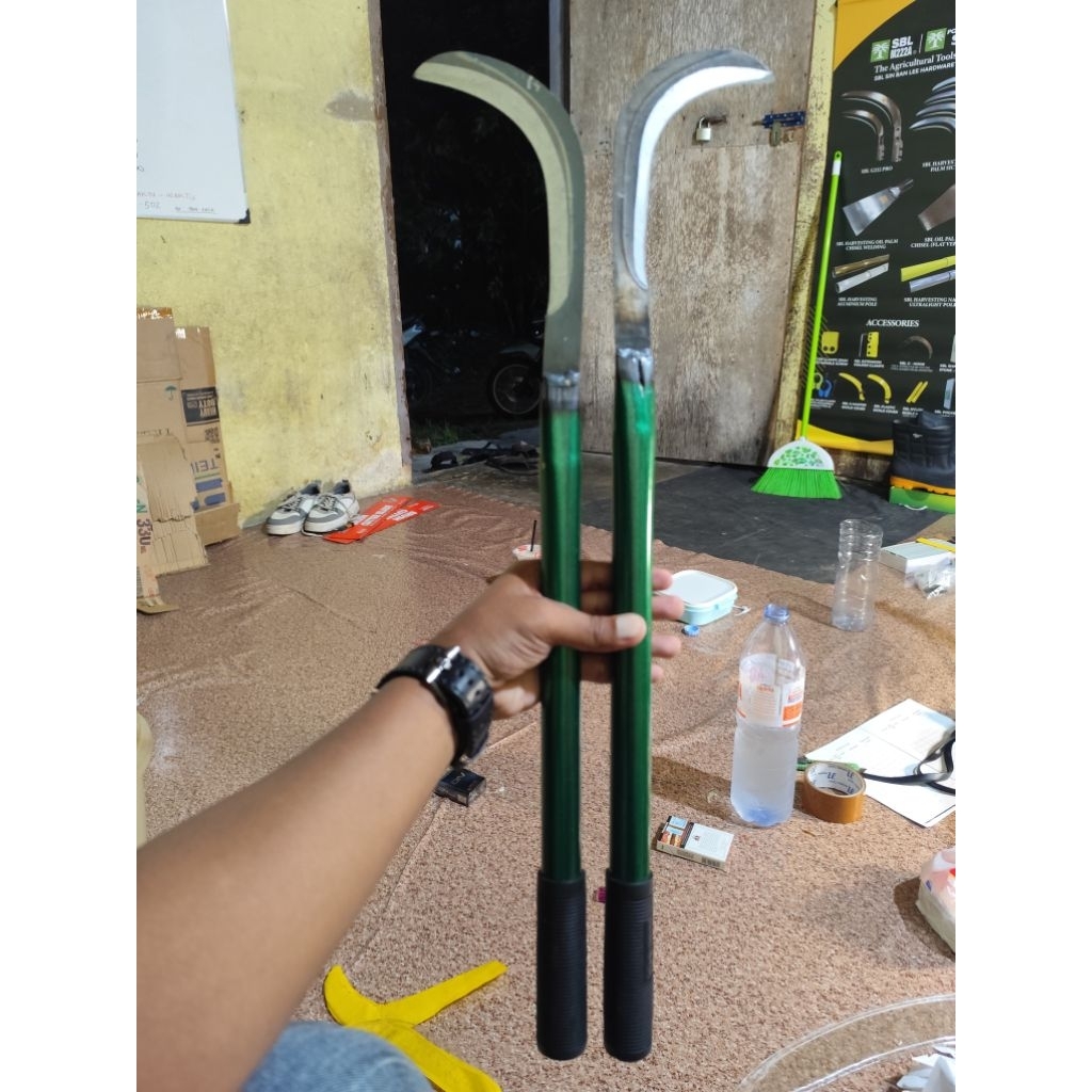Sabit arit dari baja mangan panjang 60cm