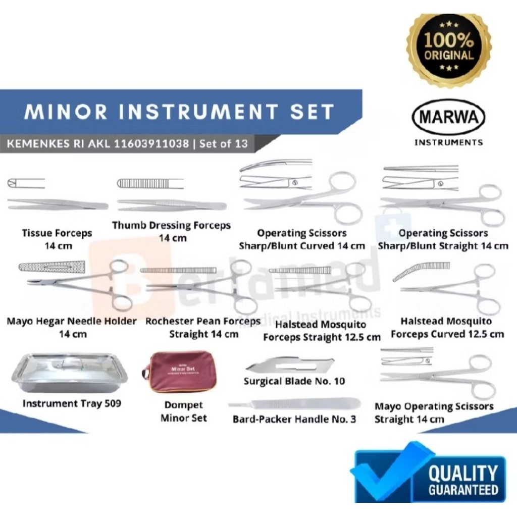 Minor Set Marwa / Minor Instrument Set / MARWA Minor set