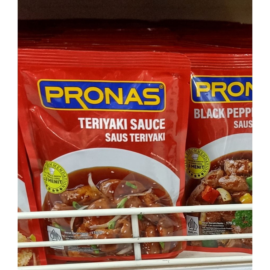Saus Teriyaki Sauce Pronas Saos Teriyaki 175 Gr