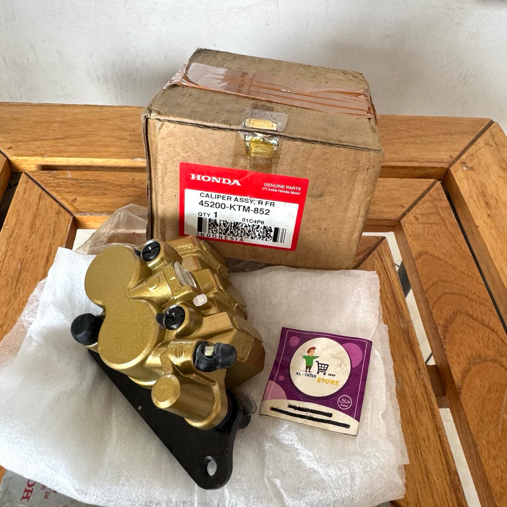 Kaliper Assy Rem Depan Supra X 125 Lama Karisma Original AHM 45200-KTM-852