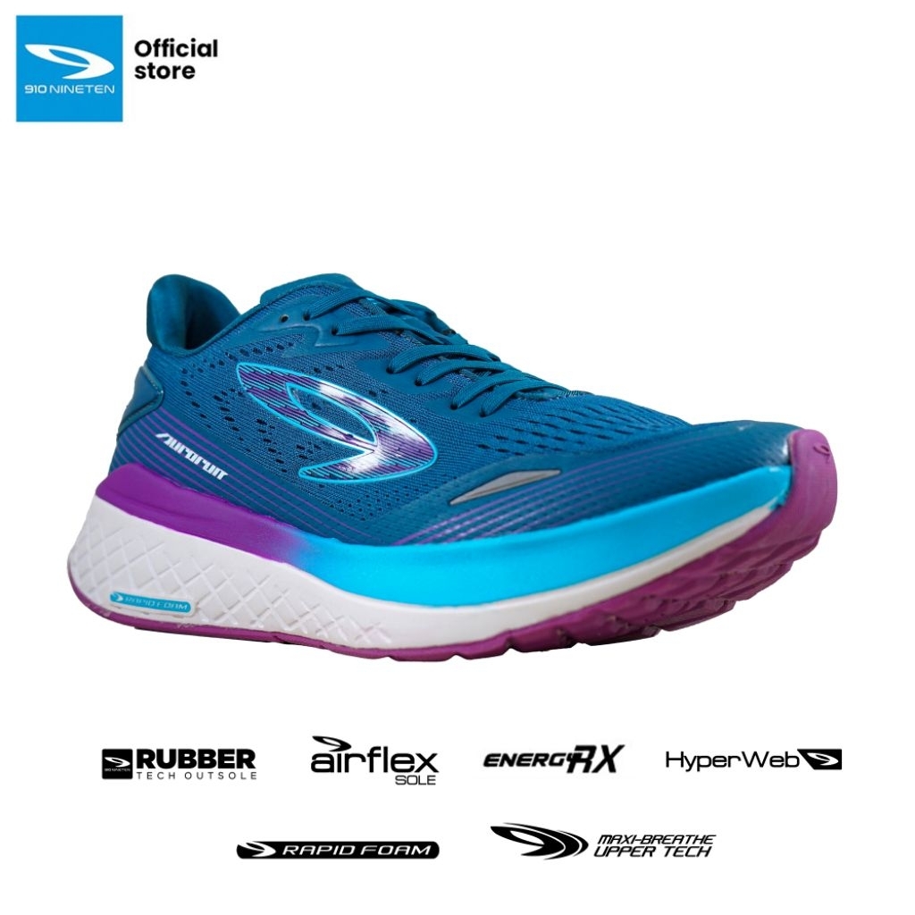 RUNING SHOES 910 AURORUN BLUE UNGU