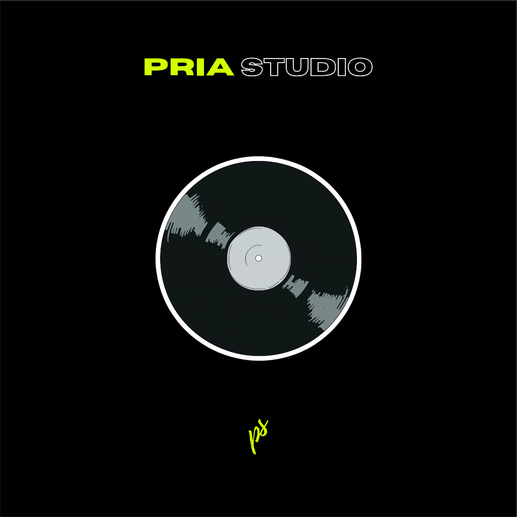 Stiker | Stiker black vinyl record |  black vinyl record