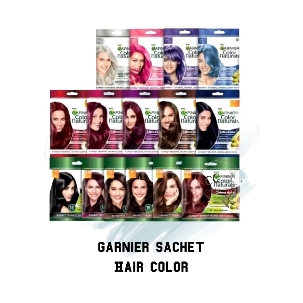 Garnier Hair Color Sachet Semir Rambut