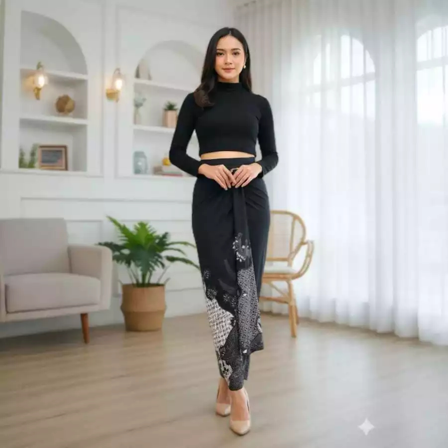 ROK LILIT BATIK BAWAHAN KEBAYA KAIN SERUT INSTAN FREE RING