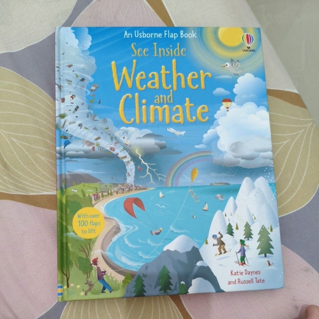 Preloved usborne see inside weather climate ori bbw