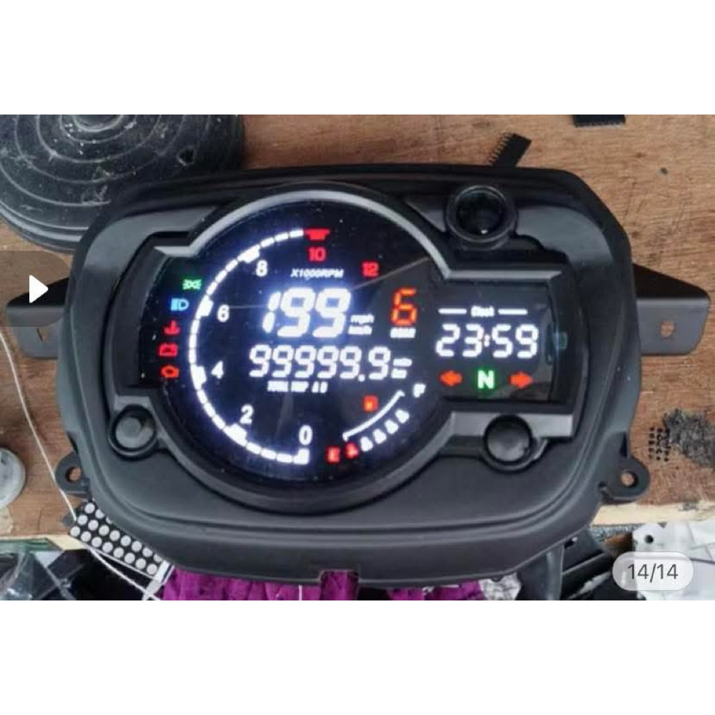 spedometer astrea grand bekas digital