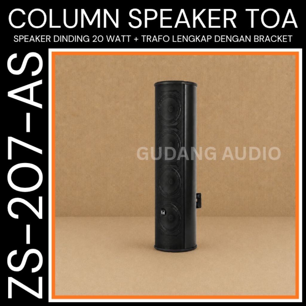 SPEAKER COLUMN TOA ZS-207 ZS  207 20 WATT SPEAKER KOLOM SPEAKER DINDING