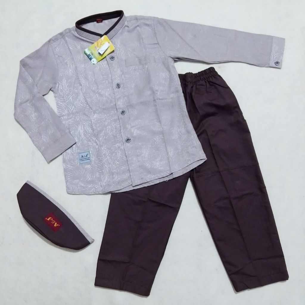 BAJU KOKO ANAK JAGUAR A&J LENGAN PANJANG