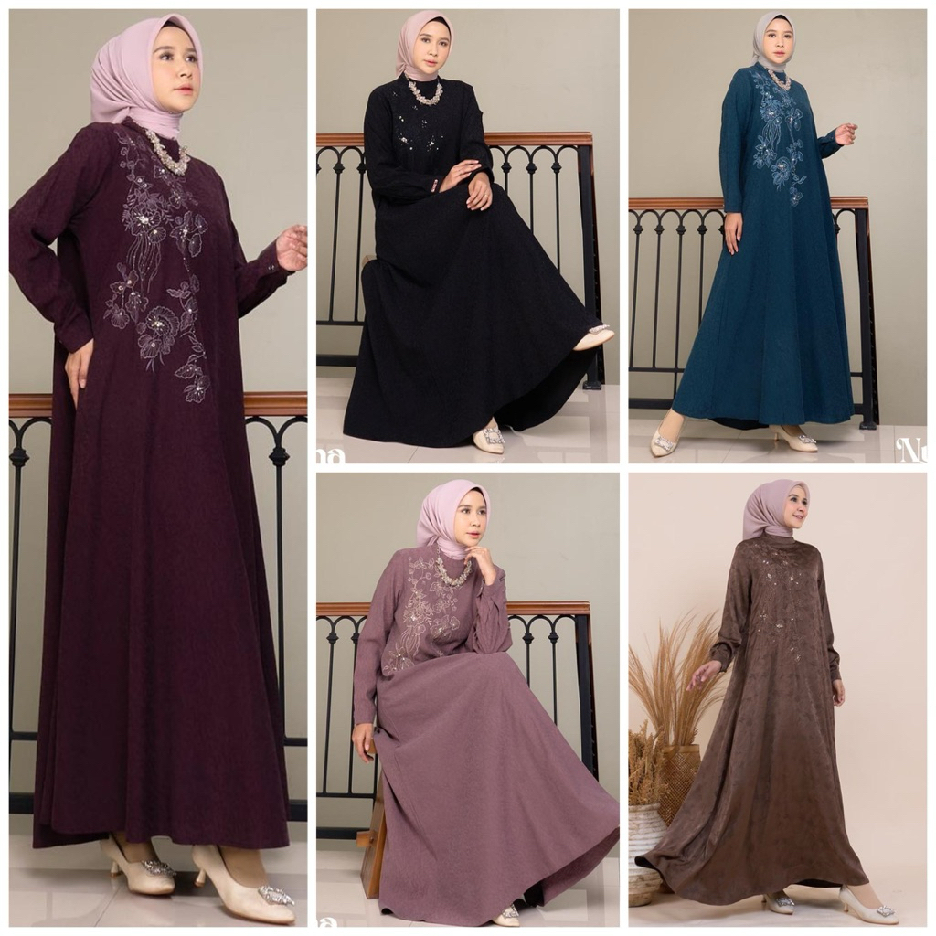 NUHA DRESS NEW BY MAREVI