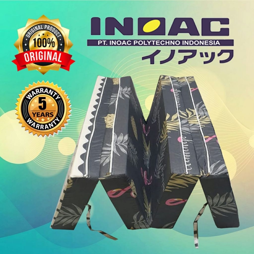 Kasur busa lipat 4 INOAC tebal 20 cm
