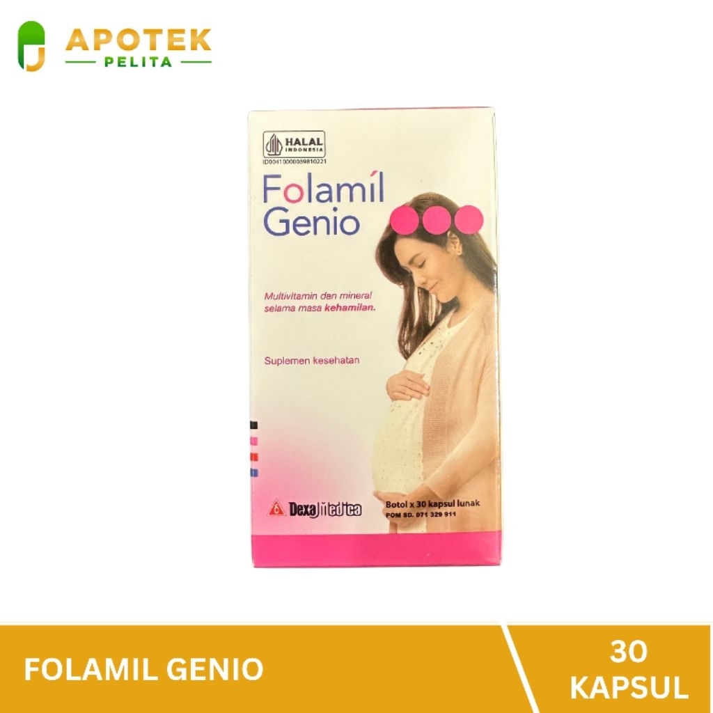 Folamil Genio Suplemen Kesehatan Ibu Hamil  (30 Tablet)