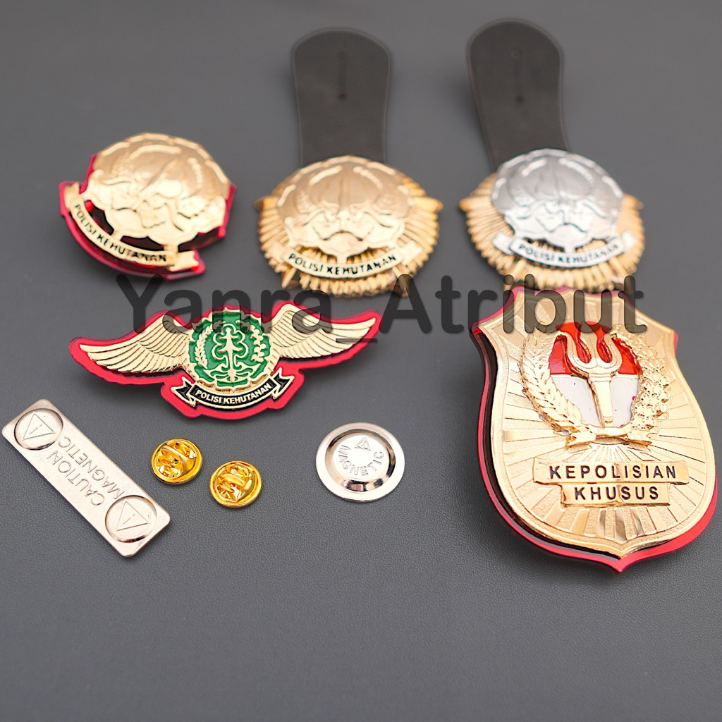 Pin Wing Polhut / Kewenangan Polisi Kehutanan / Tanjab Polhut / kewenangan polsus Premium Terbaru