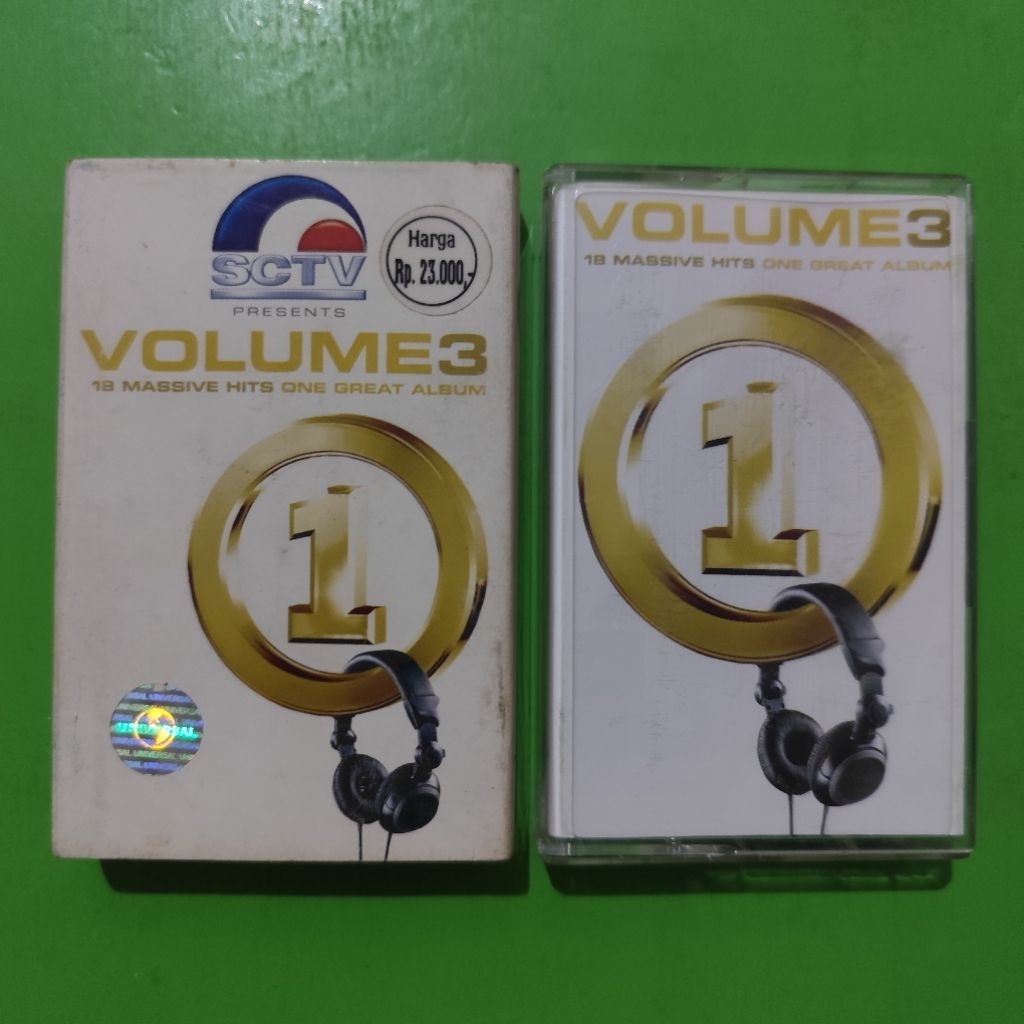 Kaset 18 MASSIVE HITS ONE GREAT ALBUM Volume 3
