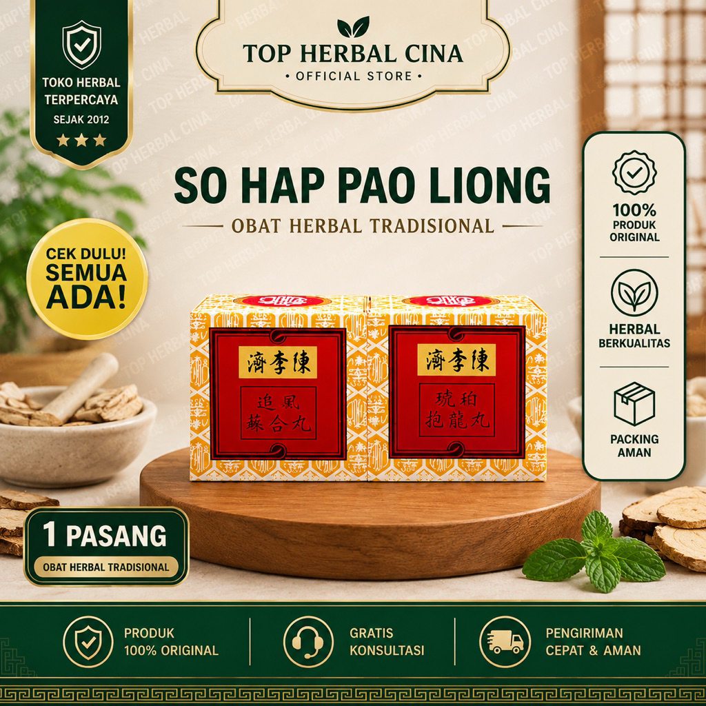 SO HAP PO LIONG Obat Masuk Angin (Original) - 1 Pasang