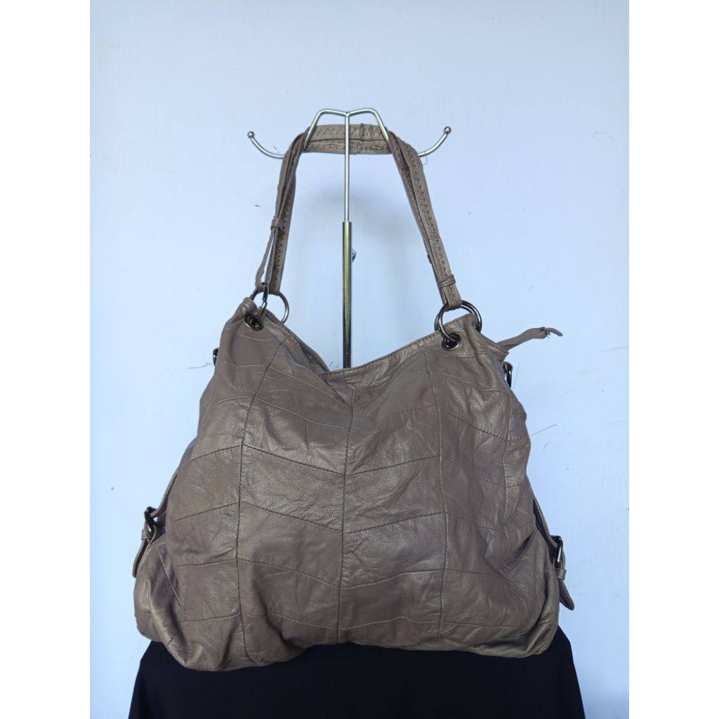 Shoulder Hobo Bag  Patchwork Vintage Unik Kulit Asli second ori