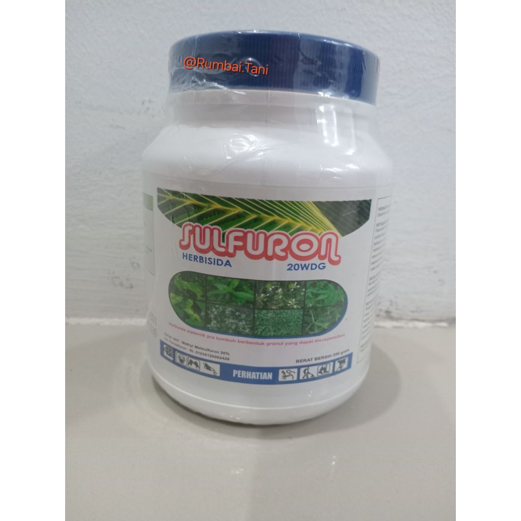 Herbisida Sistemik Sulfuron 20WDG Kemasan 250Gram (Methyl Metsulfuron)