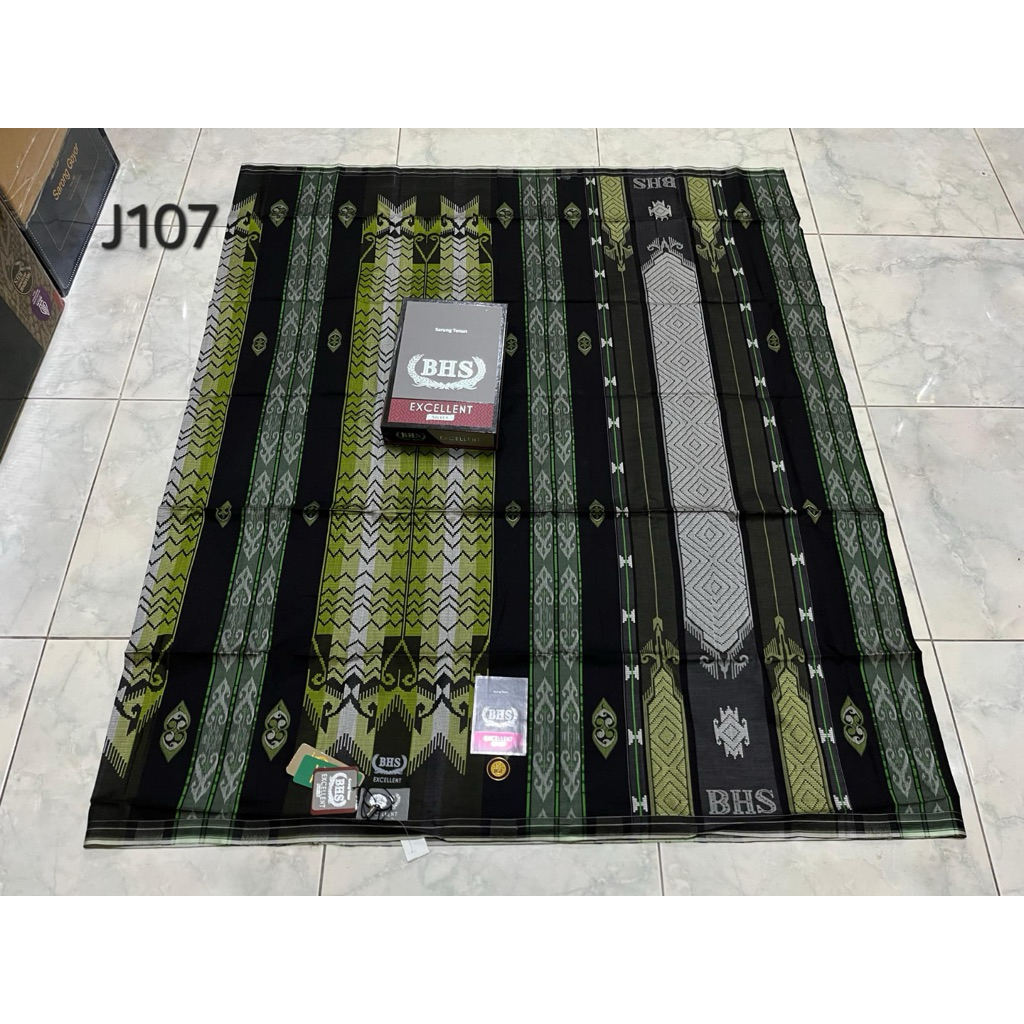 COD SARUNG BHS EXCELLENT JACQUARD SONGKET SILVER / SARUNG LAKI LAKI DEWASA