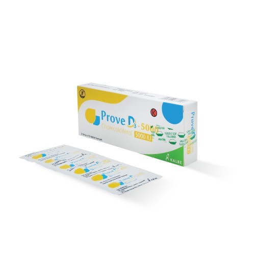 Suplemen Vitamin D3 5000 IU - 30 Tablet untuk Suplementasi Vitamin D3