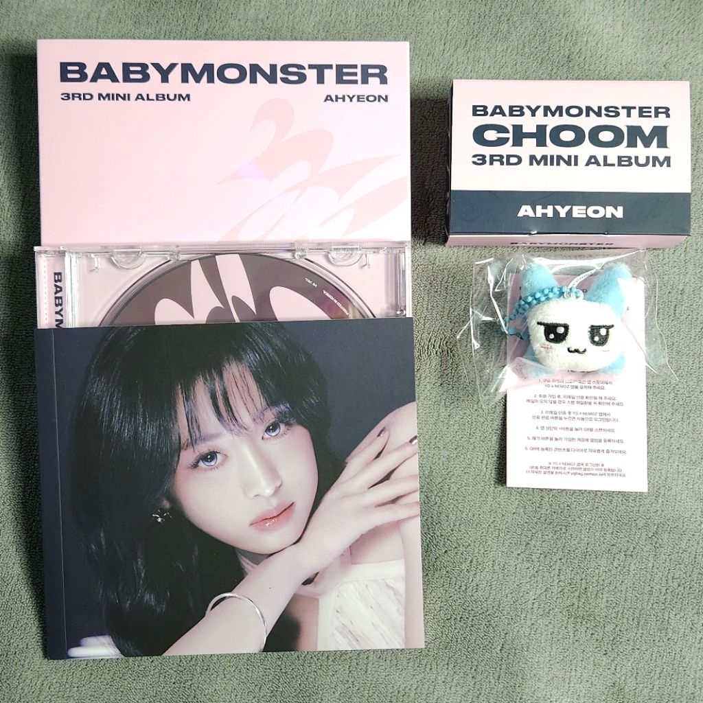 BABYMONSTER Album Only - CHOOM [Jewel / Plush Keyring Ver] Baemon Baby Monster Ruka, Pharita, Asa, A
