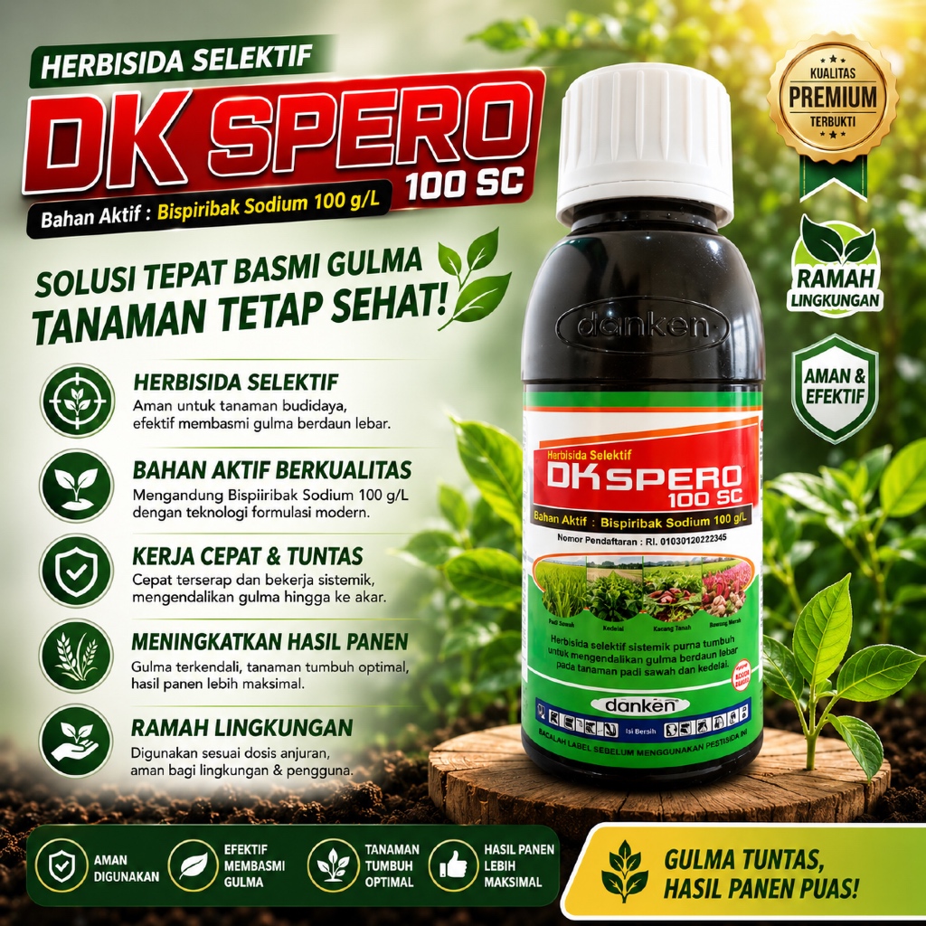 Herbisida Selektf DK Spero 100SC 100ml | DKSpero 100ml | DK Spero 100ml Herbisida sejenis Nominee