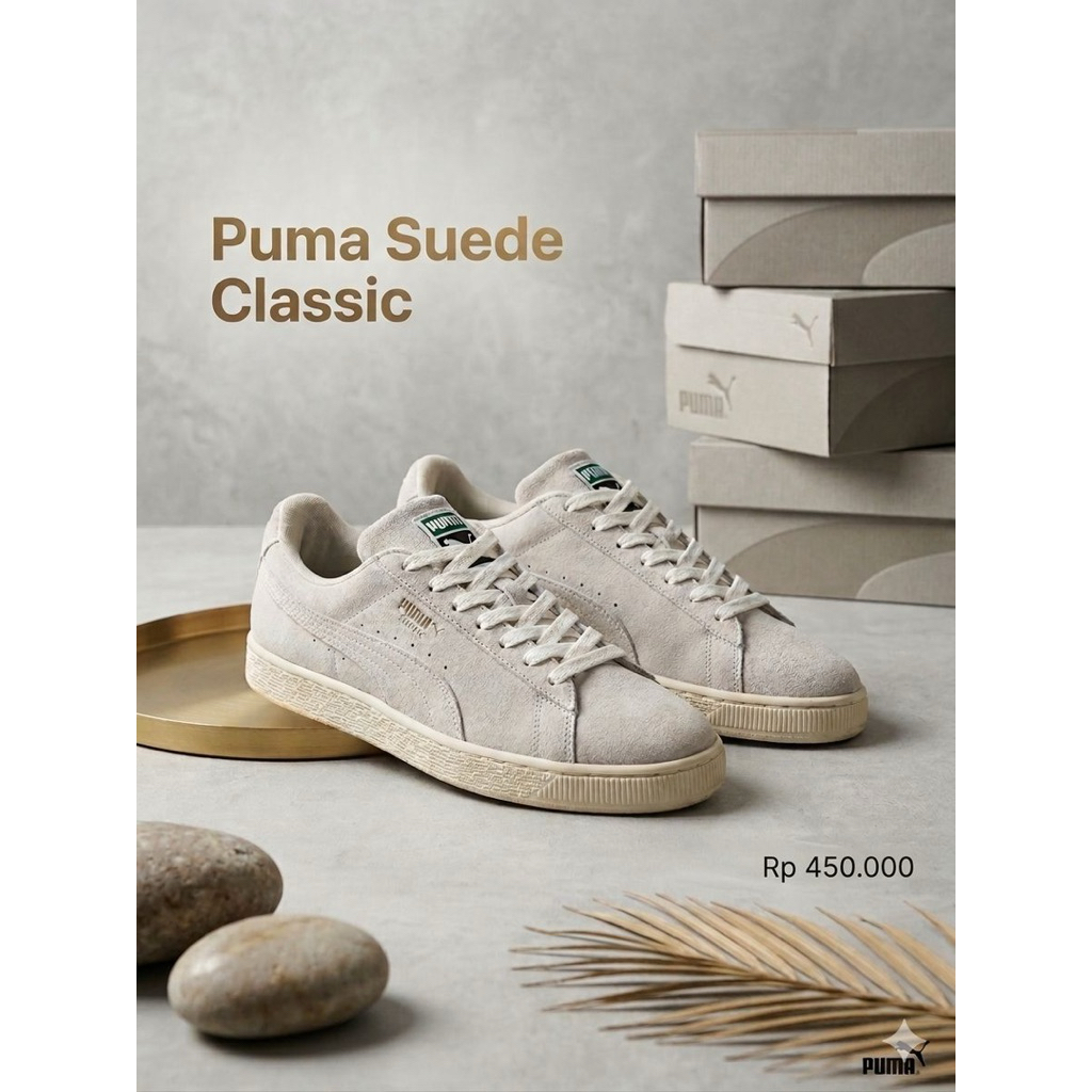 PUMA SUEDE CLASSIC LIGHT GREY
