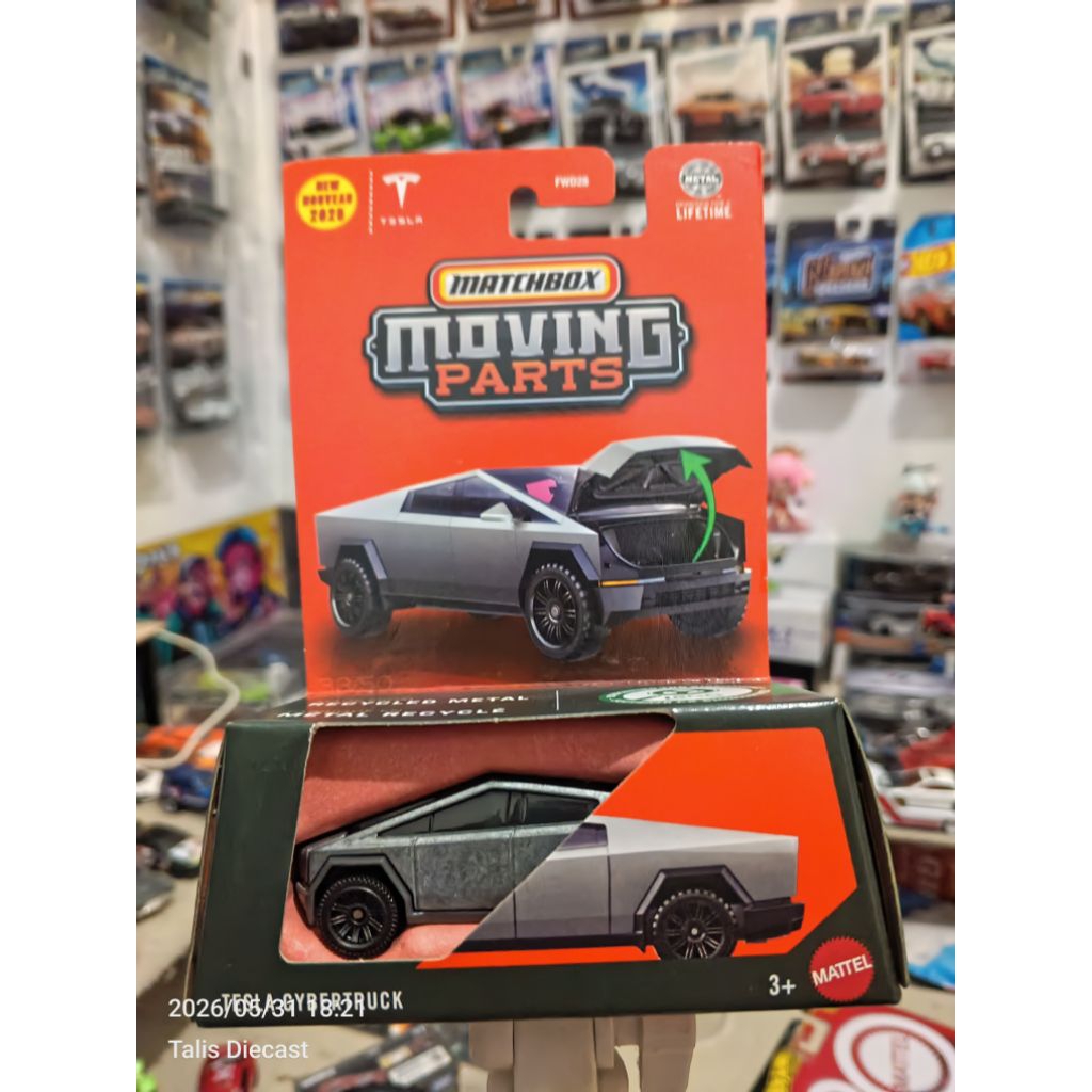 matchbox moving parts Tesla cyber truck