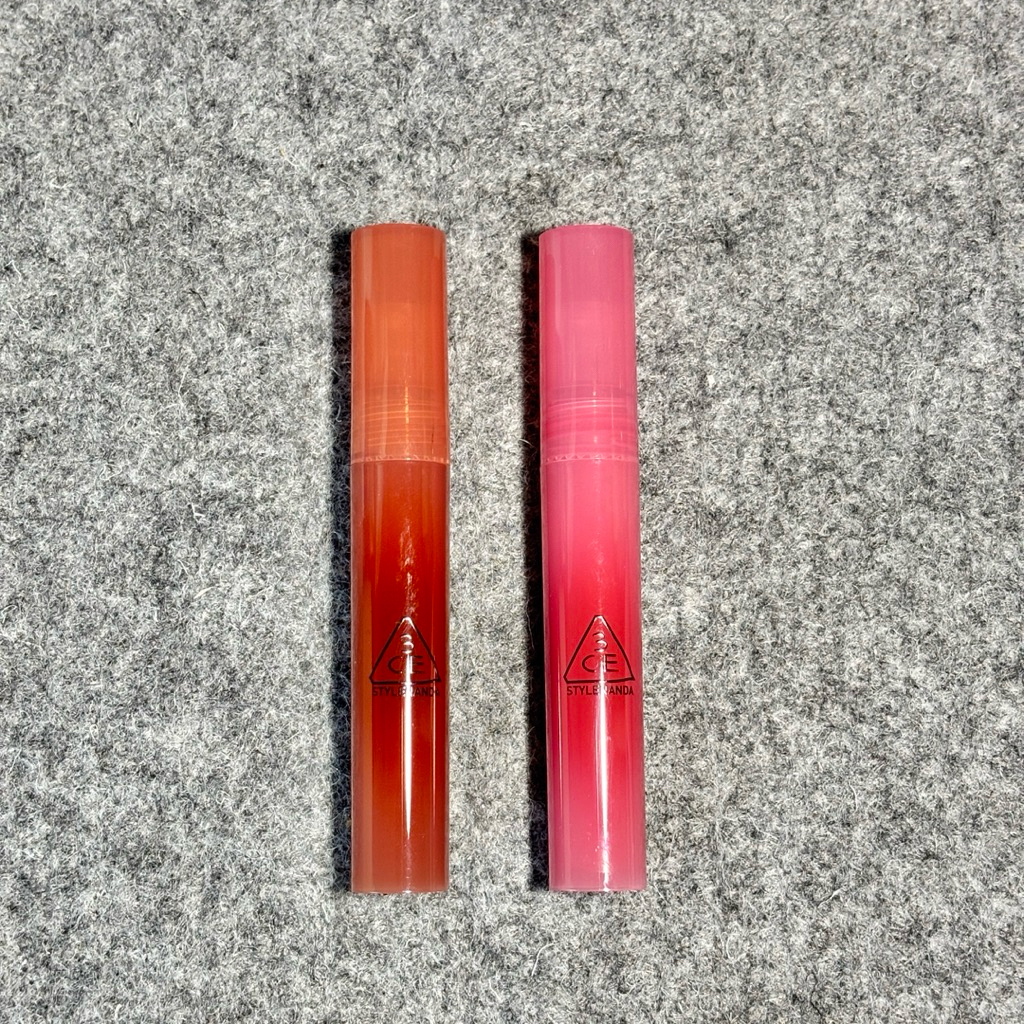 Preloved 3CE Drop Glow Gel Gloss in Shade MILDER & WEEKEND