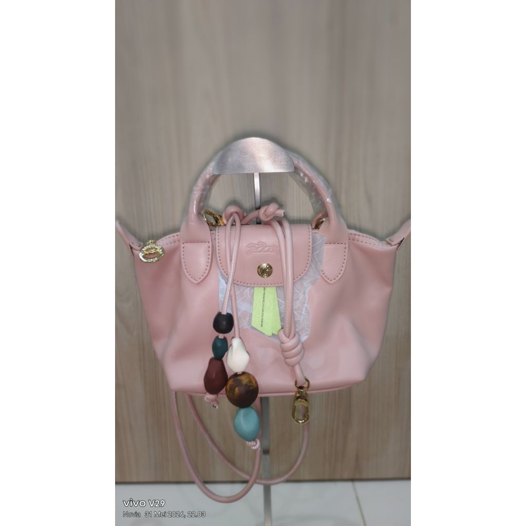 LC pink small cuir