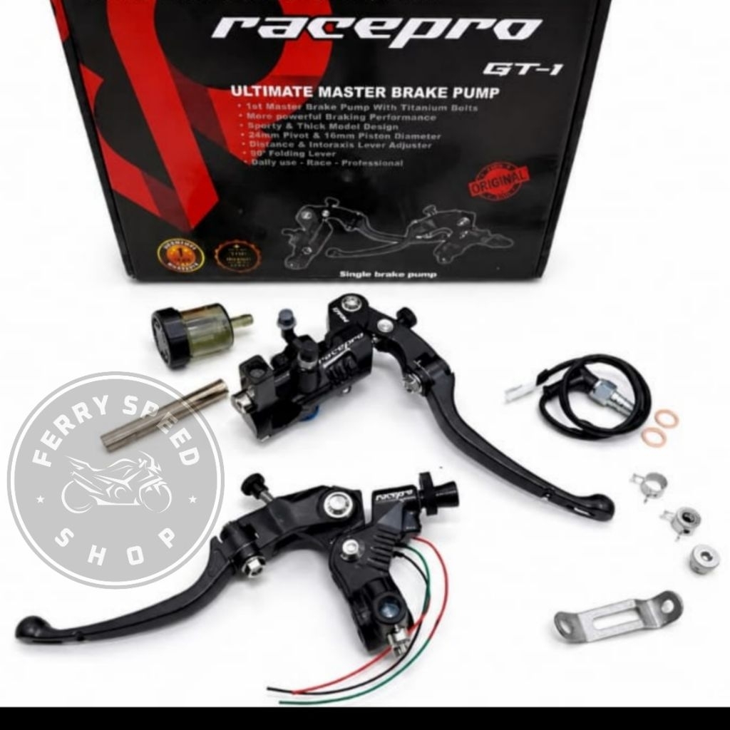 1Set Master Rem Racepro Gt-1 Evolution / Master Rem Racepro Radial 17mm / Master Rem Kopling Cnc 17m