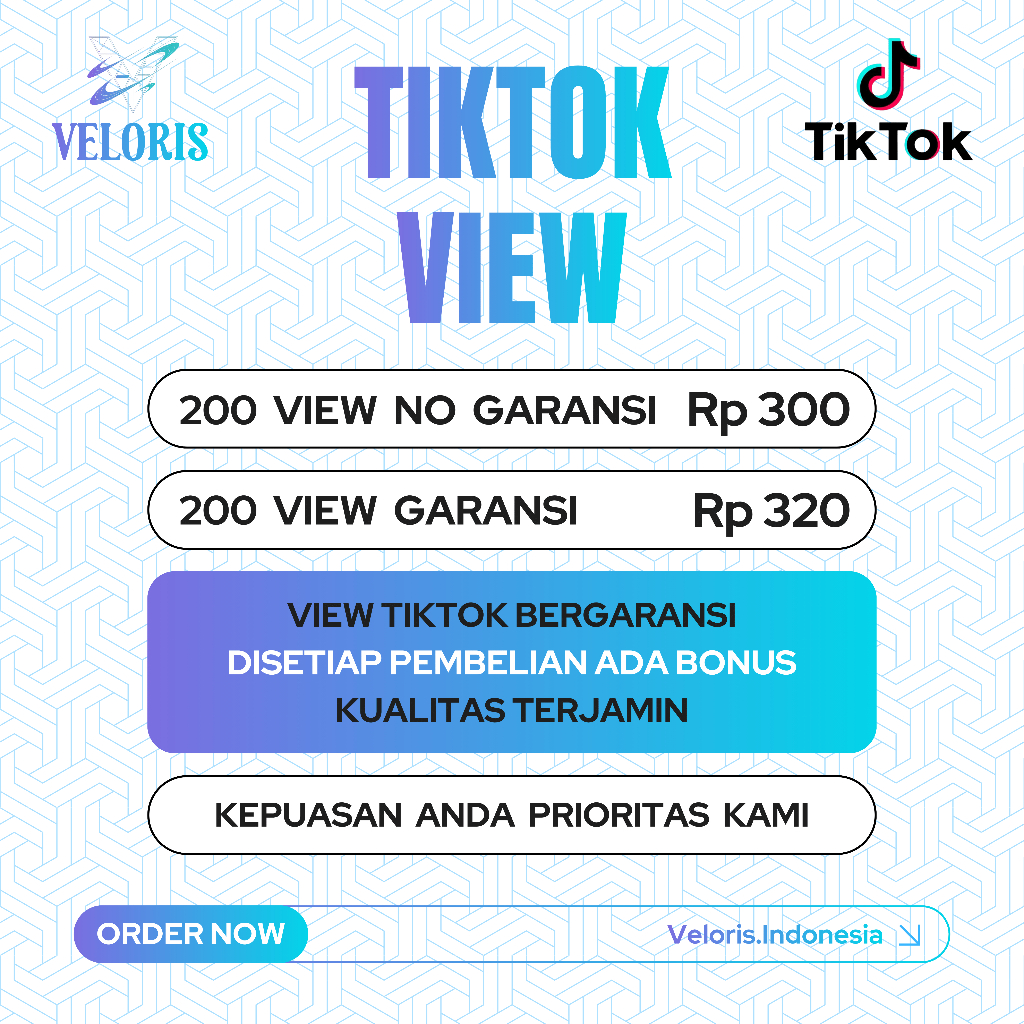 View TikTok termurah bergaransi View Postingan TikTok bergaransi, berbonus, dan terjamin