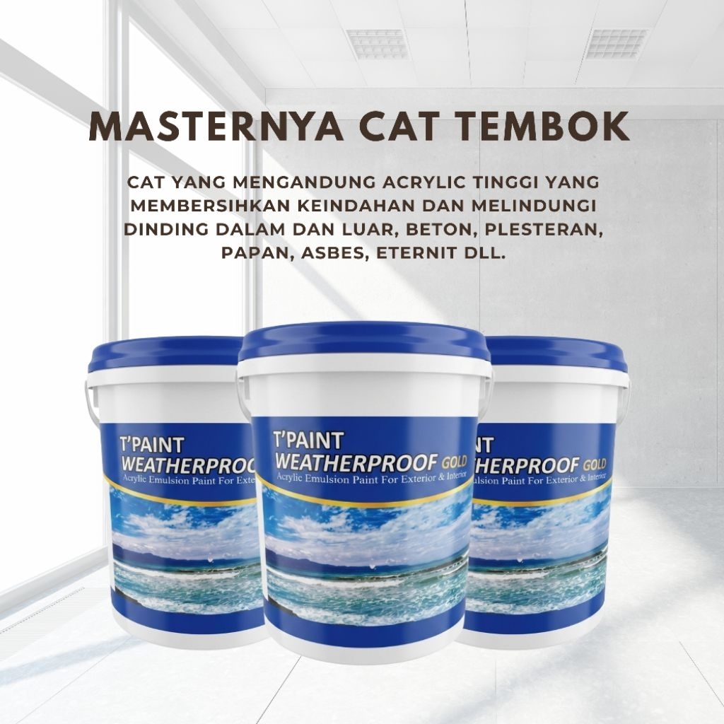 Cat Tembok T'Paint Weatherproof