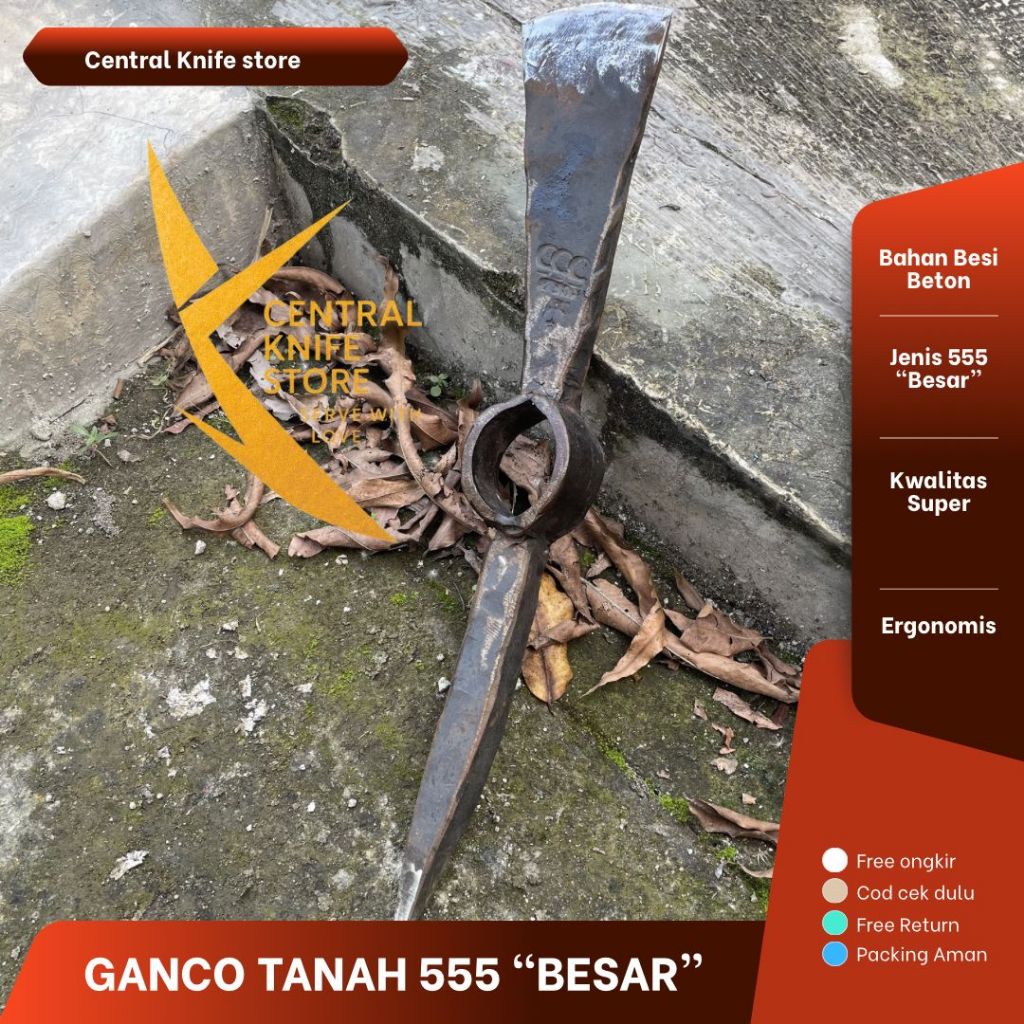 Ganco Tanah 555 Ukuran besar - ganco tanah ukuran besar