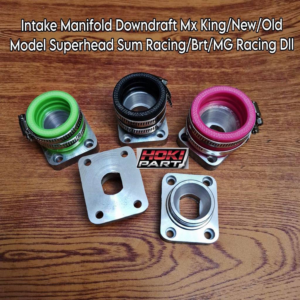 Intake manifold downdraft mx king mx new/old/Model Superhead Lubang oval /Intake superhead mx king o