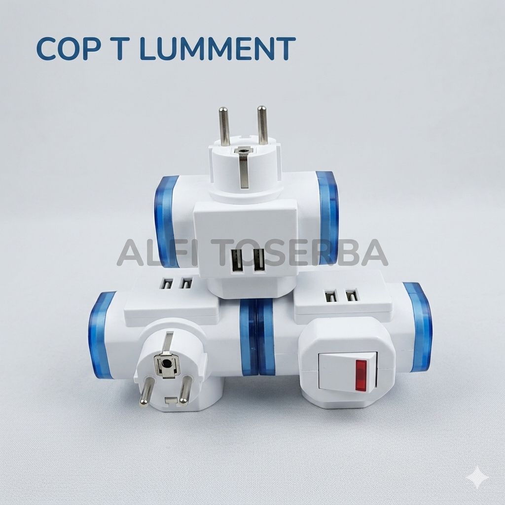 COP T Lumment  tombol ON OF dan Colokan USB