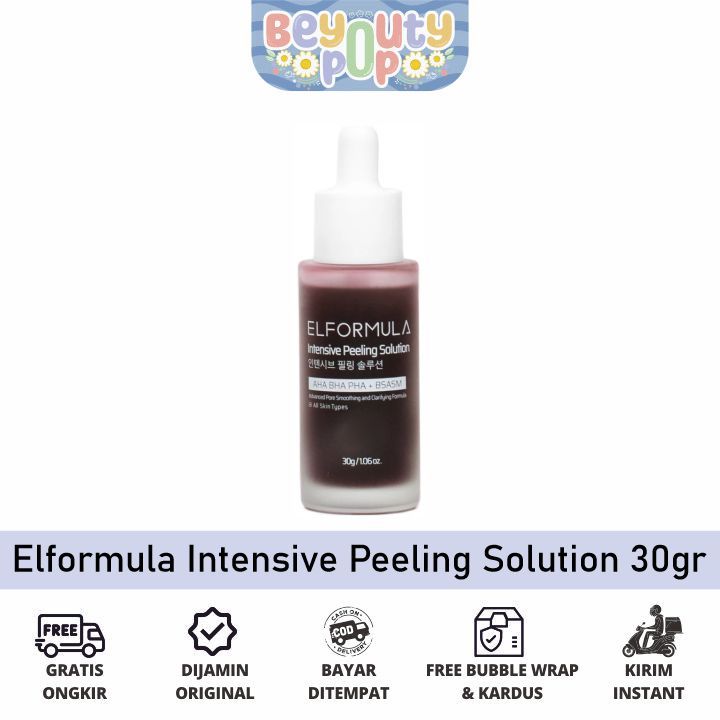 ELFORMULA Intensive Peeling Solution - Peeling Serum Dark Spot Glass Skin Eksfoliasi Wajah Sel Kulit