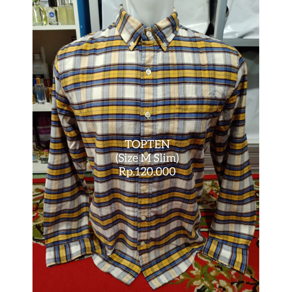 Kemeja Flanel TOPTEN OriginaL