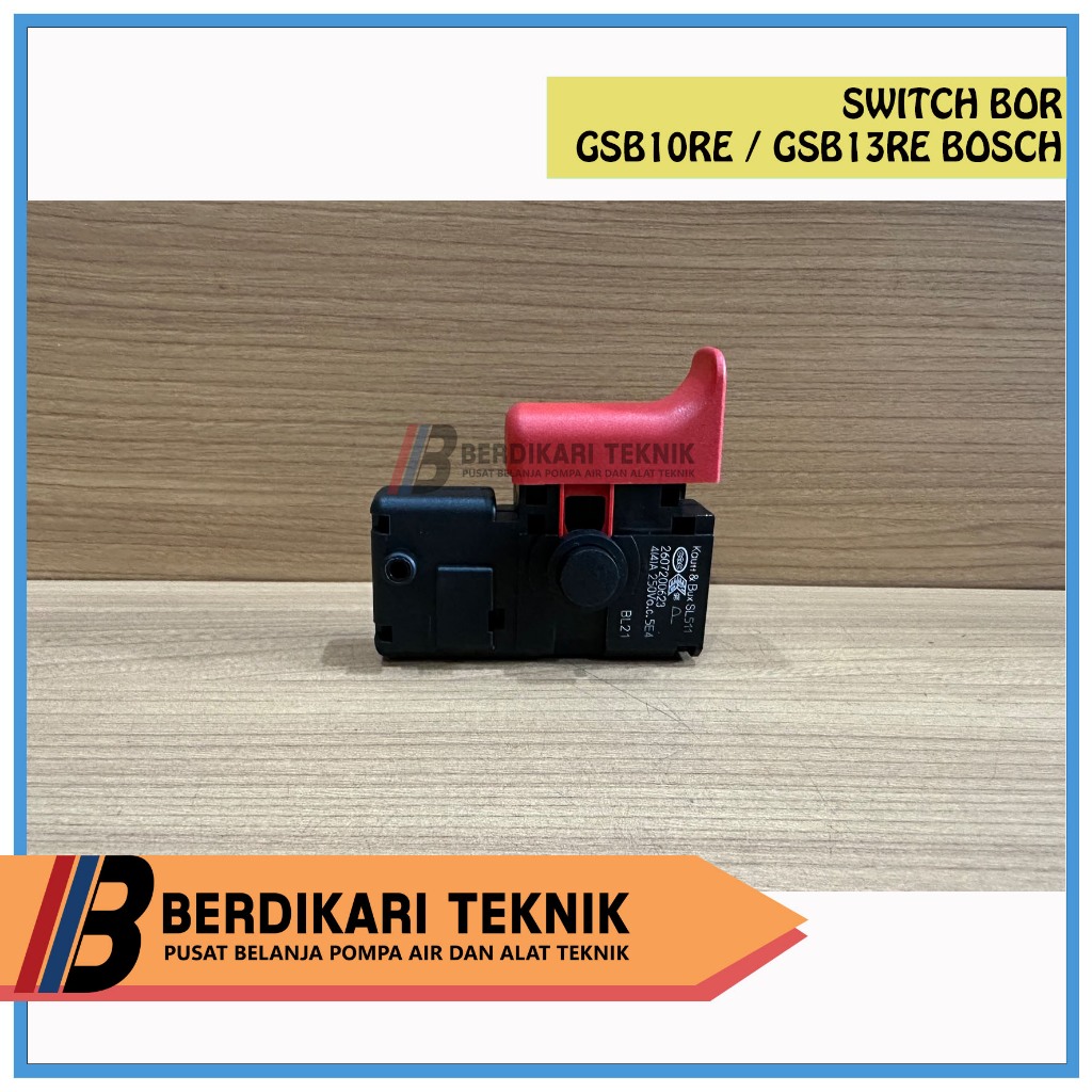 Switch / Saklar Sakelar On Off Mesin Bor Bosch GSB10RE  GSB 10RE GSB-10RE GSB 10 RE GSB10 RE / GSB13