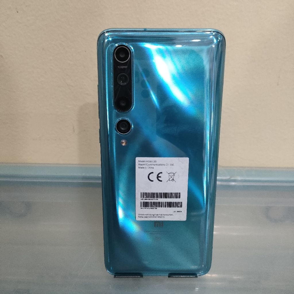 Handphone Xiaomi Mi 10 5G ram 8 256GB (Batangan, Tanpa Charger)