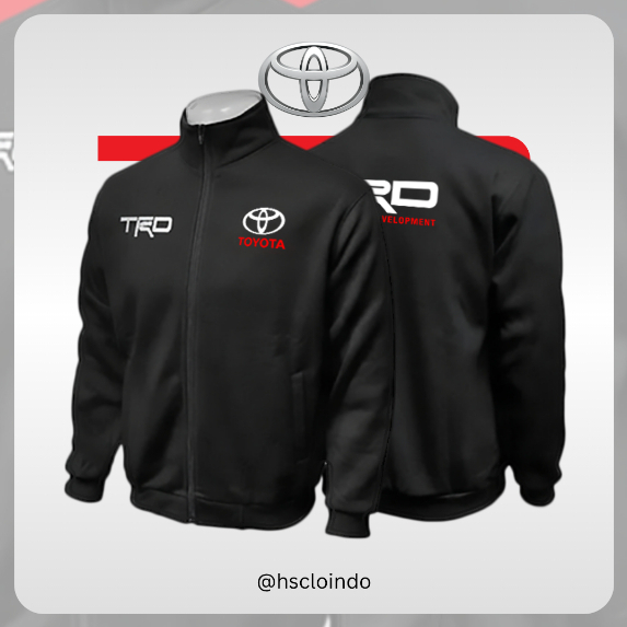 Jaket Coach XS-5XL TRD Toyota Racing Development World Rally Racing Zipped Tracktop Jacket Komunitas
