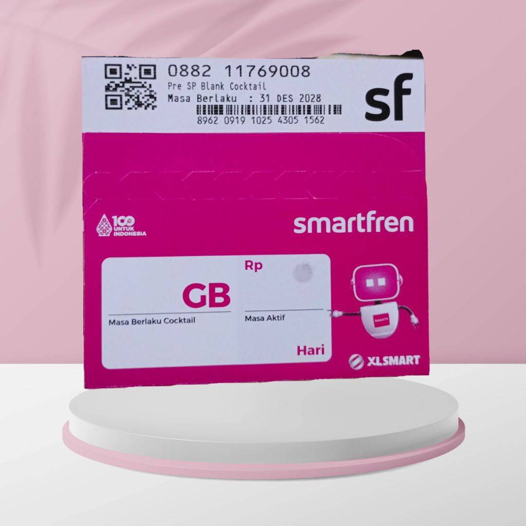 nomor cantik smartfren 88 2 11 76 9008 isi kuota 3gb jaringan 5G