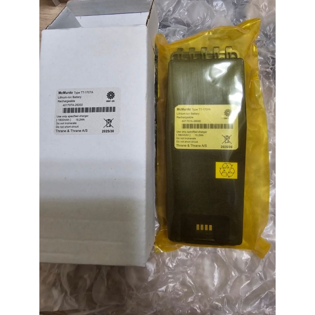Batre battery tt1707a mcmurdo TT-1707A Mcmurdo