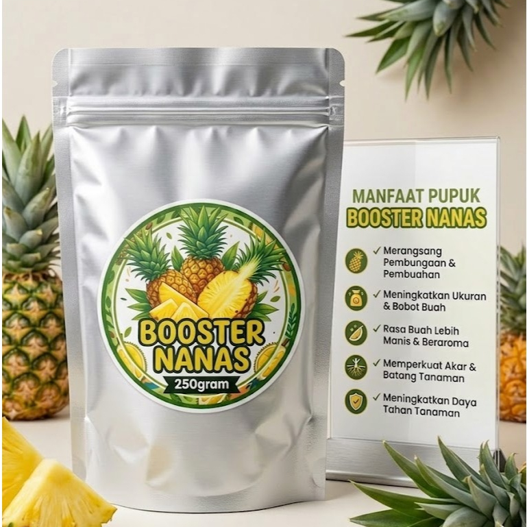 Pupuk Organik Booster Perangsang dan Pelebat Buah Nanas Agar Cepat Berbuah Tidak Mudah Rontok / Pemb