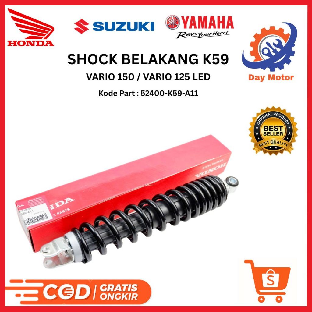 Shock Belakang Vario 150 K59 Original