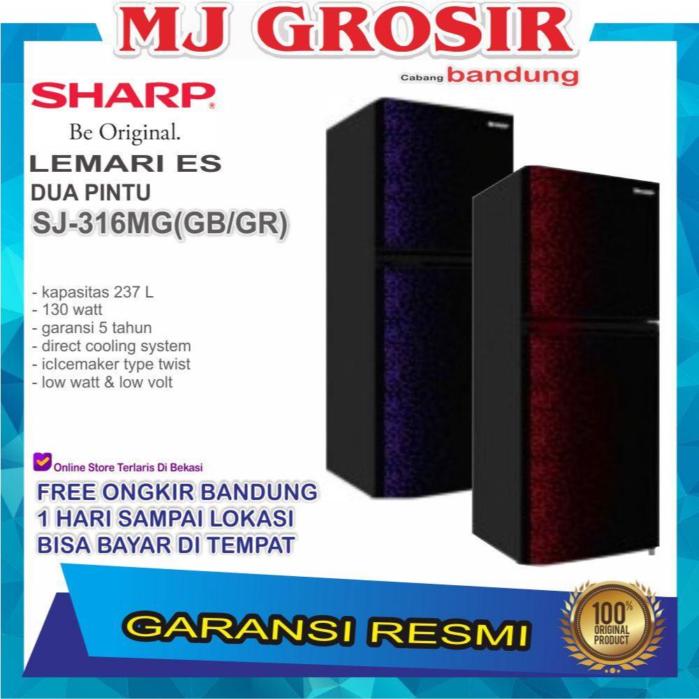 KULKAS SHARP SJ 316 MG LEMARI ES 2 PINTU SJ316MG SJ 316MG